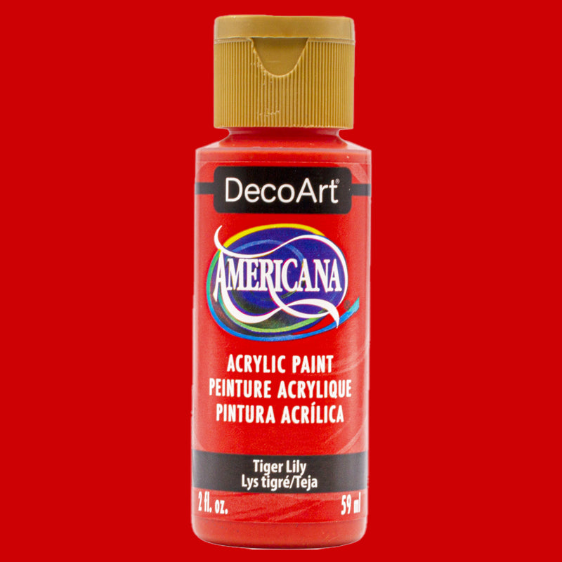 Tiger Lily DA415 - DecoArt Americana Acrylics 59ml