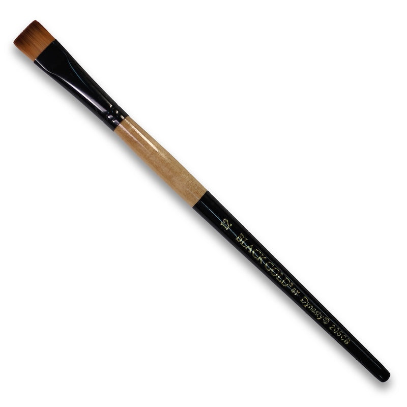 dynasty-black-gold-chisel-blender-206cb-12-short-handle-brush