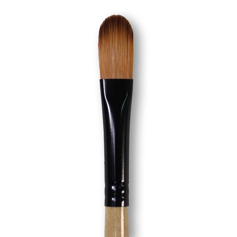 Filbert 206Fil size 10 - Short Handle Brush Dynasty Black Gold