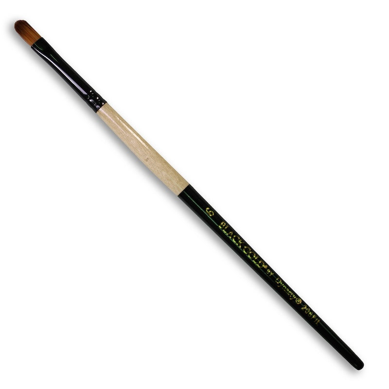 dynasty-black-gold-fan-filbert-206fil-6-short-handle-brush