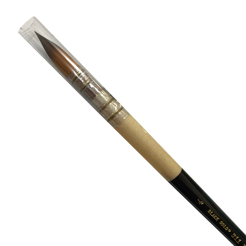 dynasty-black-gold-quill-311q-4-short-handle-brush