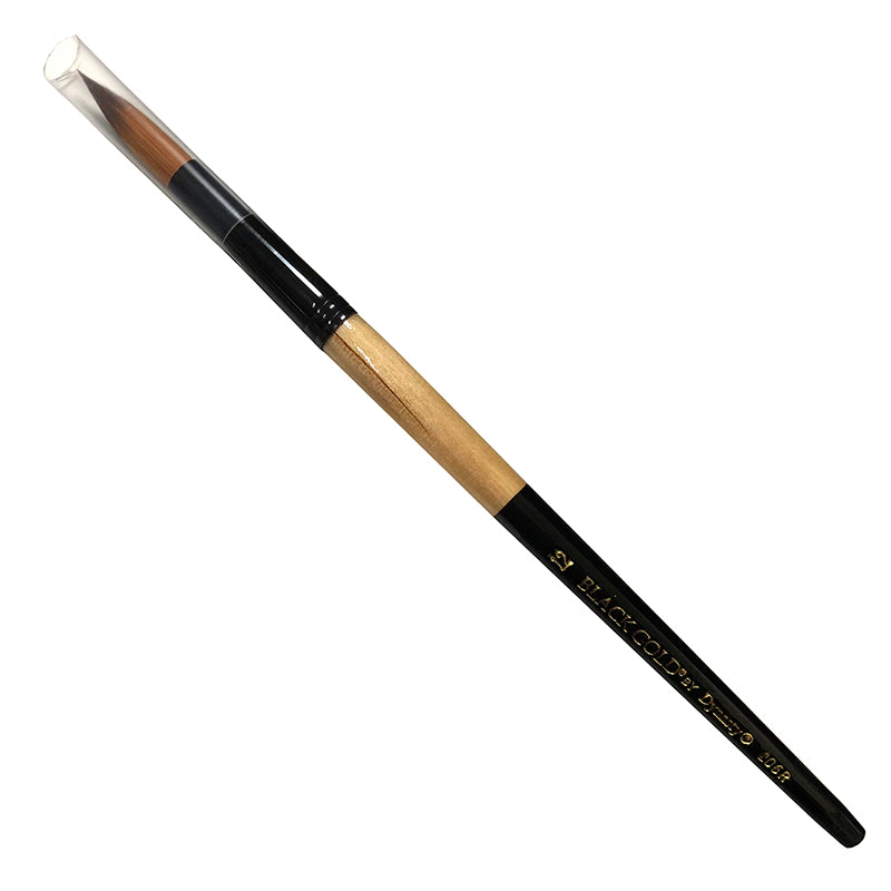 Round 206R size 12 - Short Handle Brush Dynasty Black Gold