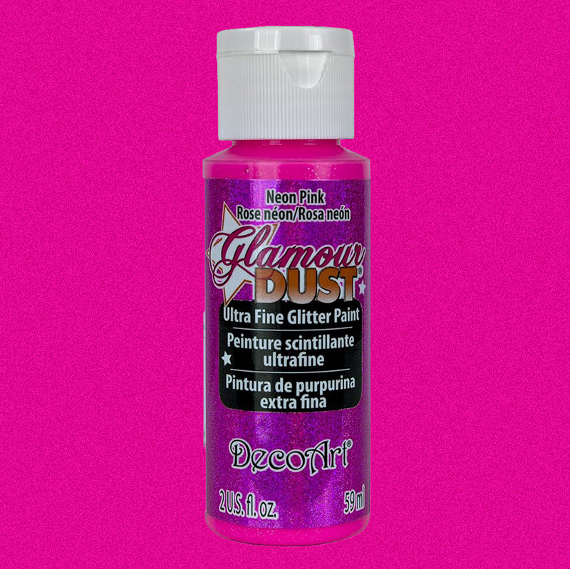Neon Pink DGD23 - DecoArt Glamour Dust 59ml