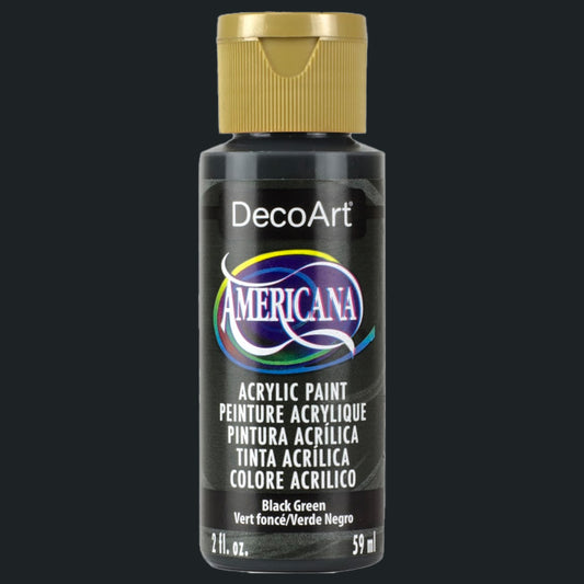 Black Green DA157 - DecoArt Americana Acrylics 59ml