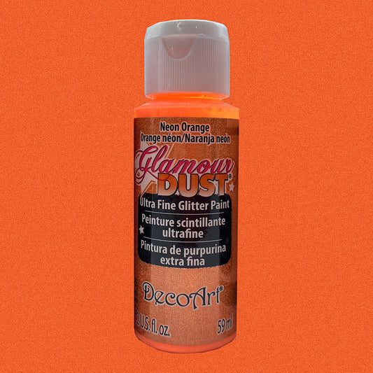 Neon Orange DGD27 - DecoArt Glamour Dust 59ml